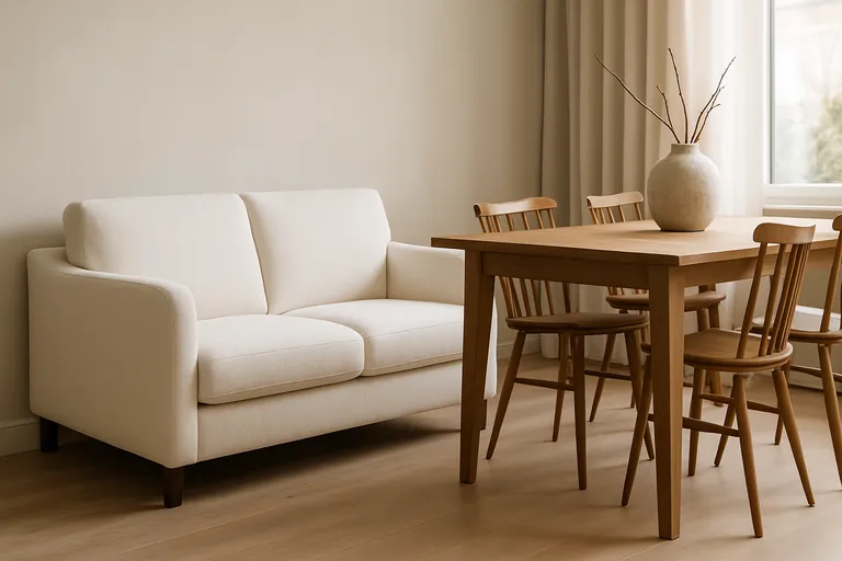 Witte loveseat en eettafels: stijl en functionaliteit voor jouw interieur